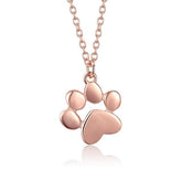 Collier Patte en argent 925 plaqué or rose