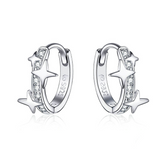 Boucles d'oreilles huggies étoiles