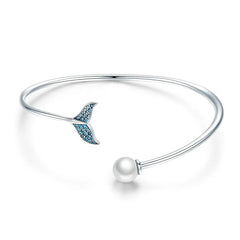 Bracelet queue sirène argent
