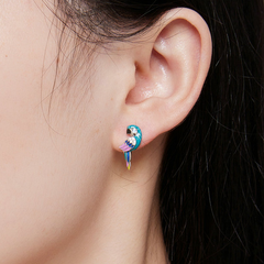 Boucles d'oreilles perroquets