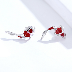 Boucles d'oreilles carpes koï