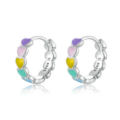 Bijoux d'oreilles cœurs
