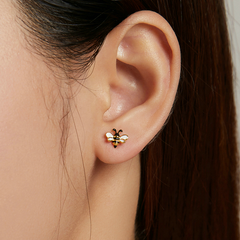 Boucles abeilles or