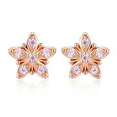 Petites boucles d'oreilles fleurs