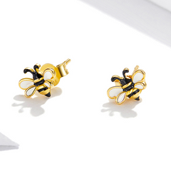 Boucles abeilles or