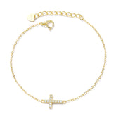 Bracelet en argent 925 avec croix