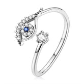 Bague argent œil