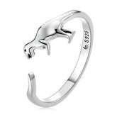 Bague dinosaure argent