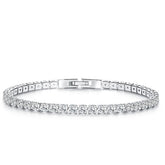 Bracelet tennis argent