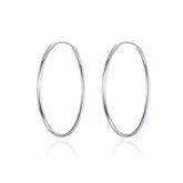 Grandes boucles d'oreilles argent