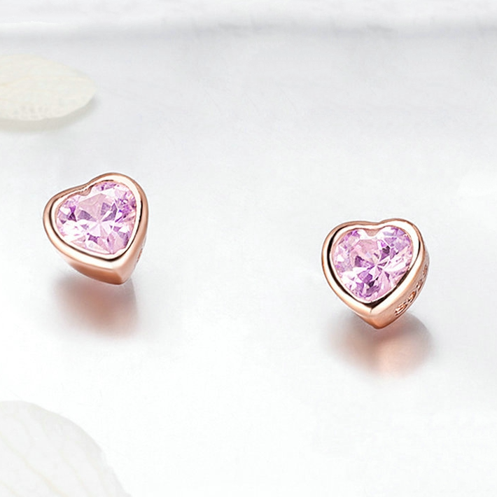 Boucles d'Oreilles Coeurs - Image 3