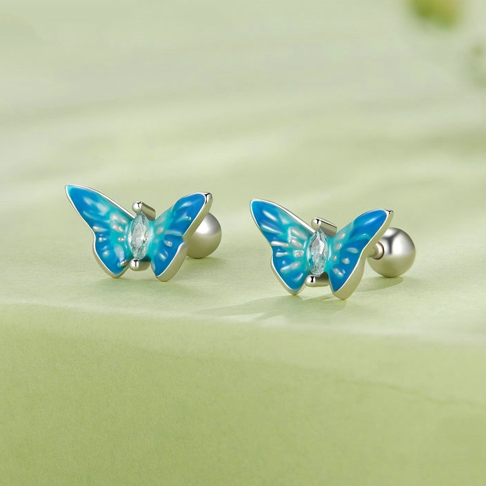 Boucles d'Oreilles Papillons - Image 3