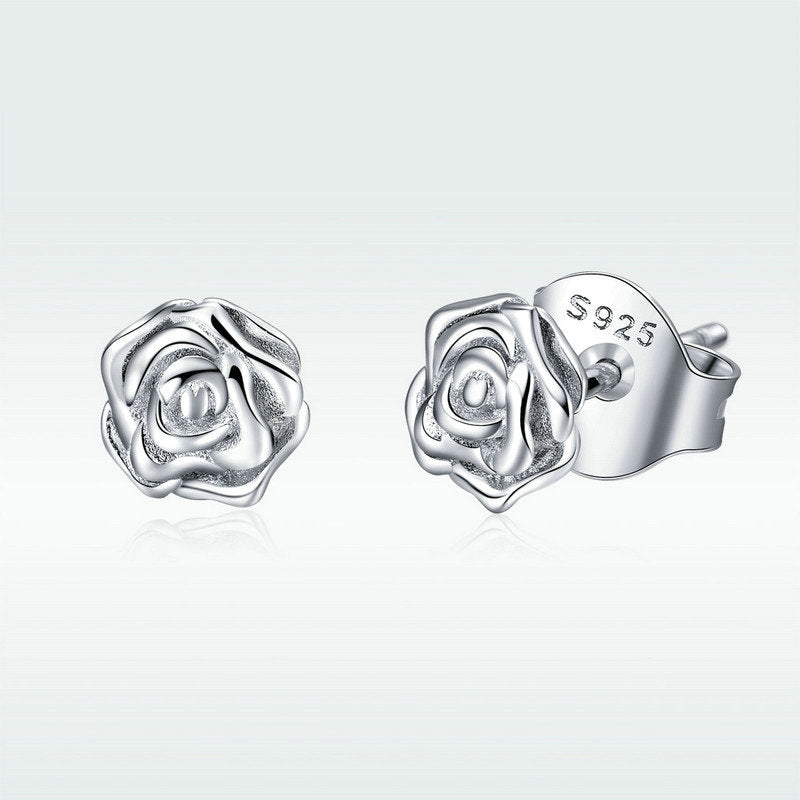 Boucles d'Oreilles Roses - Image 3
