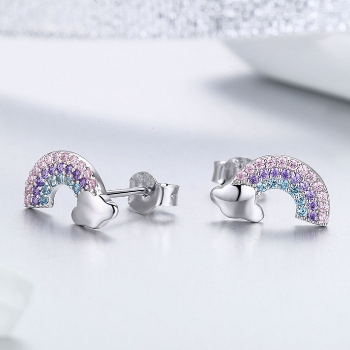Boucles d'Oreilles Arcs en Ciel - Image 3