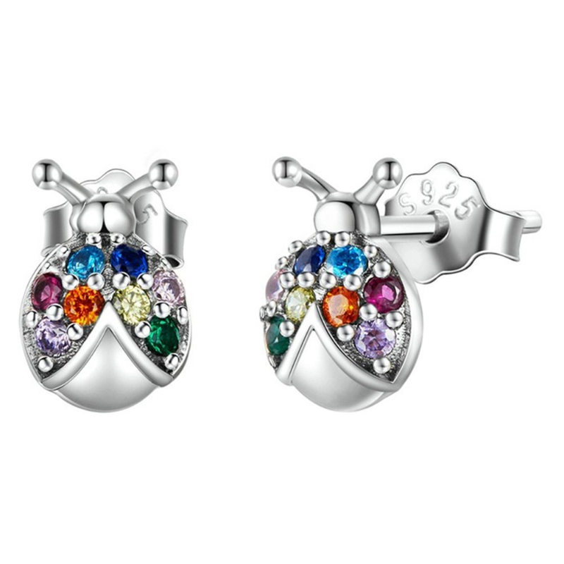 Boucles d'Oreilles Coccinelles