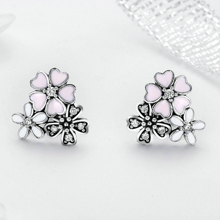 Boucles d'Oreilles Fleurs - Image 3