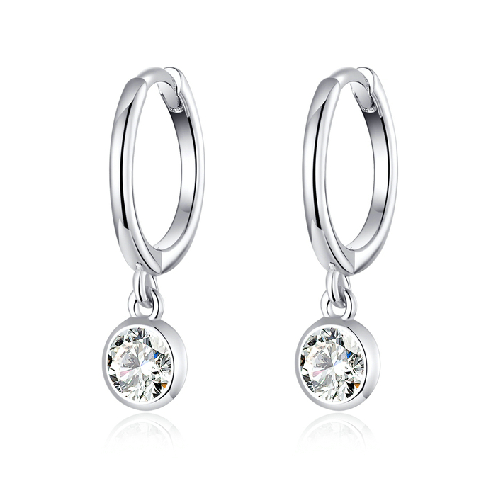 Boucles d'Oreilles Créoles Point Lumineux