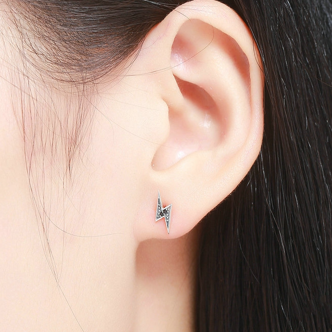 Boucles d'Oreilles Foudre - Image 2