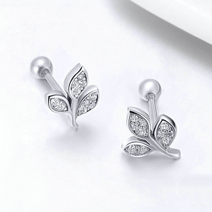 Boucles d'Oreilles Feuilles - Image 3