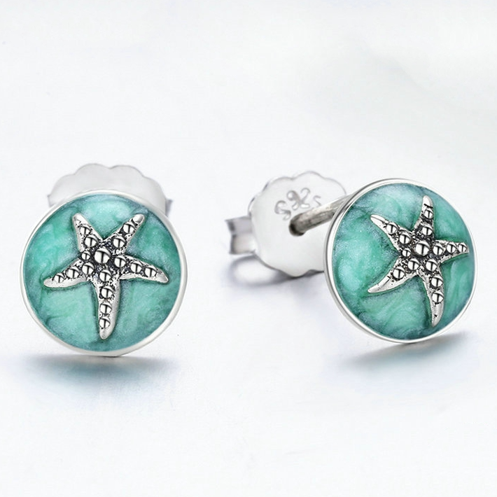 Boucles d'Oreilles Étoile de Mer - Image 3