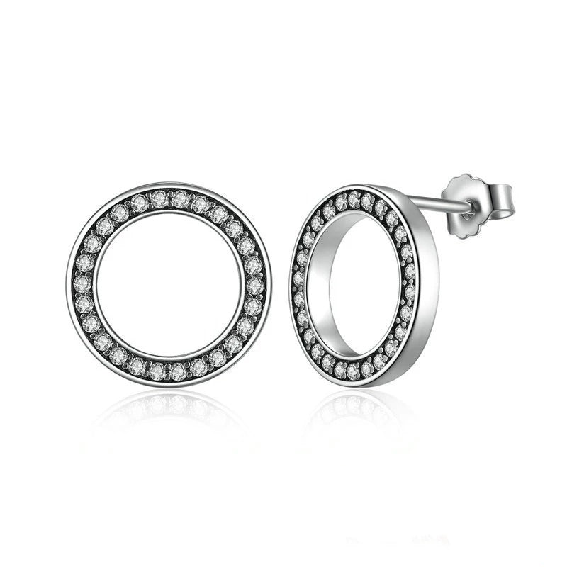 Boucles d'Oreilles Cercle Lumineux
