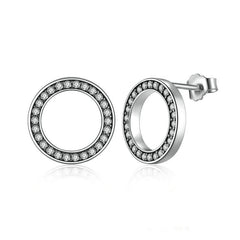Boucles d'Oreilles Cercle Lumineux