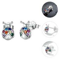 Boucles d'Oreilles Coccinelles - Image 4