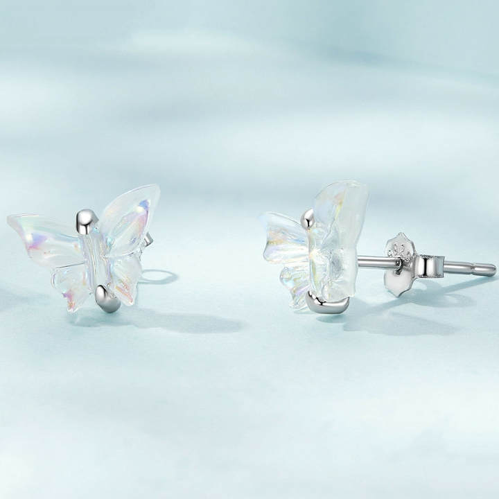 Boucles d'Oreilles Petits Papillons - Image 3
