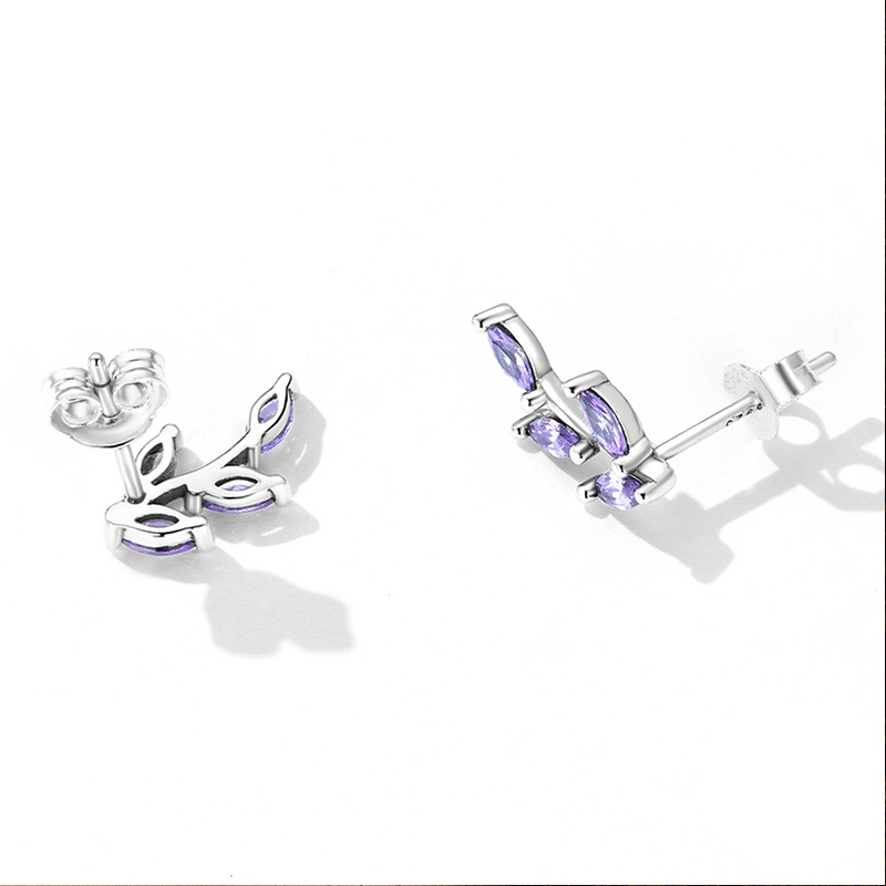 Boucles d'Oreilles Feuilles - Image 4