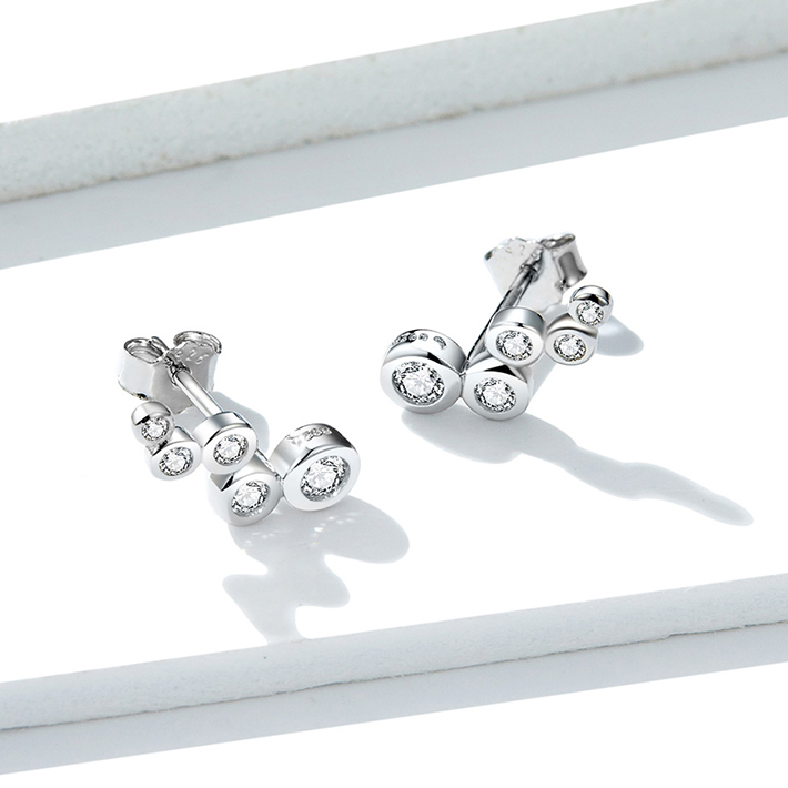 Boucles d'Oreilles Petites Bulles - Image 4