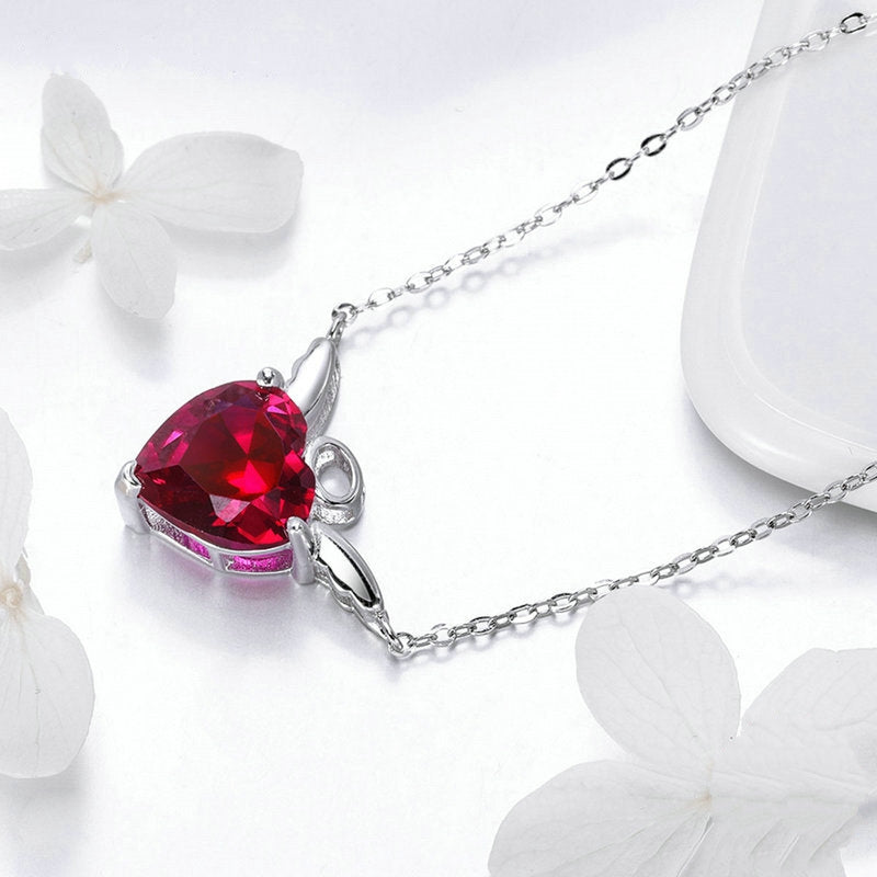Collier Coeur Rouge - Image 3