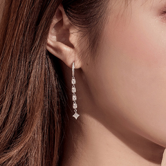 Boucles d'Oreilles Pendantes Brillantes - Image 2