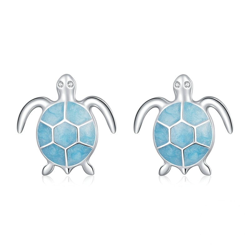 Boucles d'Oreilles Tortue