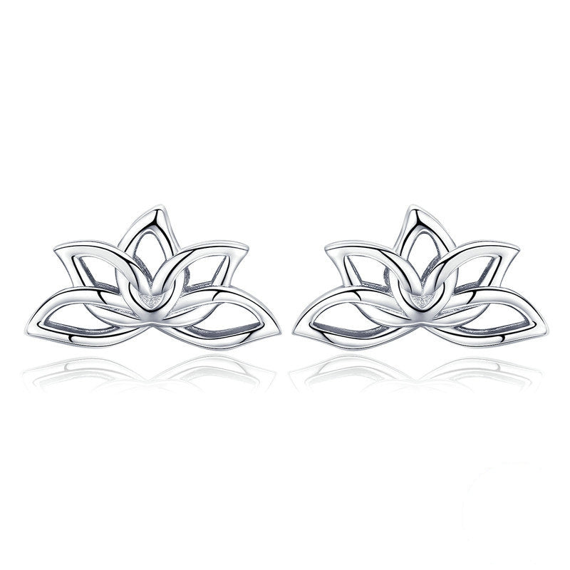 Boucles d'Oreilles Fleurs de Lotus