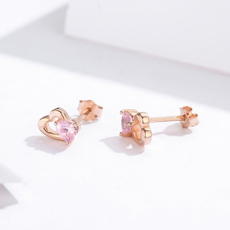 Boucles d'Oreilles Coeurs - Image 5