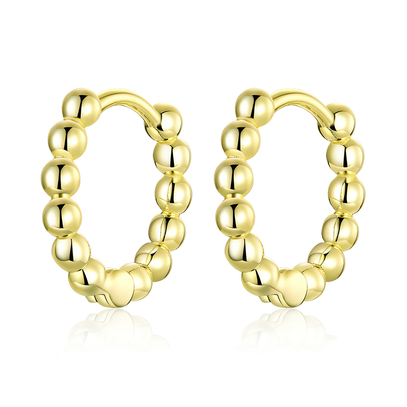 Boucles d'Oreilles Créoles Petites Sphères