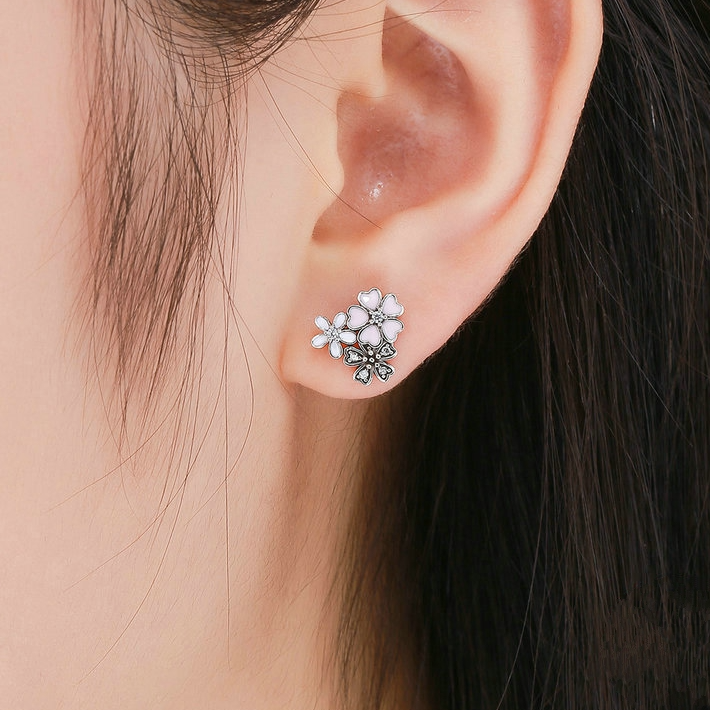 Boucles d'Oreilles Fleurs - Image 2