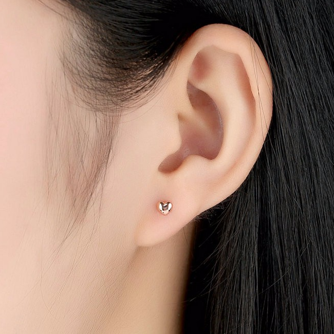 Boucles d'Oreilles Coeurs - Image 2