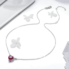Collier Coeur Rouge - Image 4