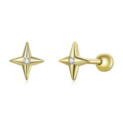 Boucles d'oreilles Petites Étoiles