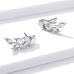 Boucles d'Oreilles Feuilles - Image 4