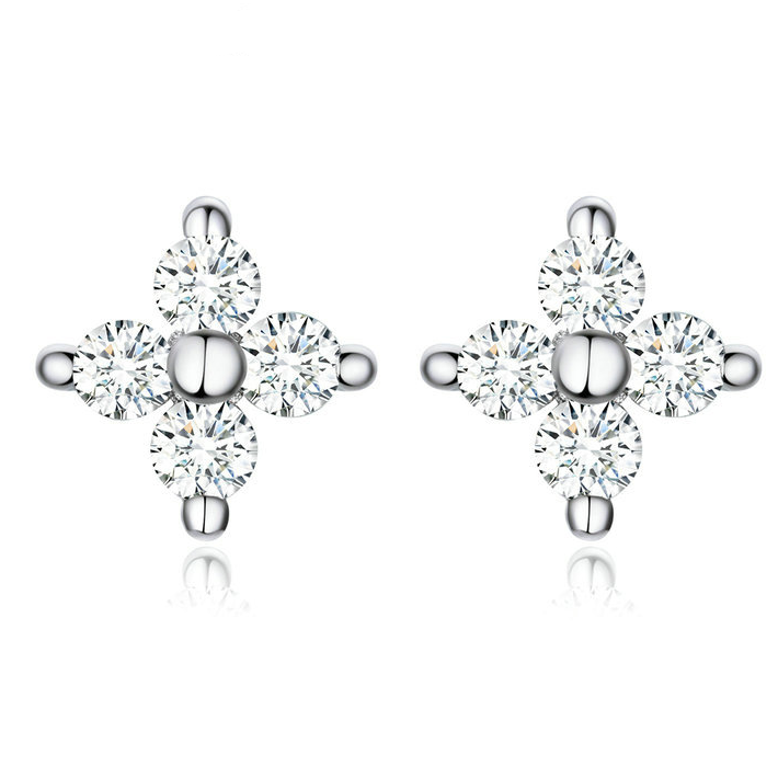 Boucles d'Oreilles Étoiles Brillantes
