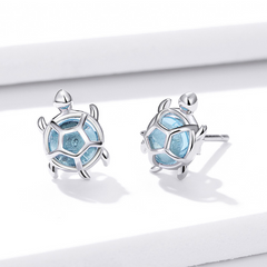 Boucles d'oreilles Tortue - Image 4