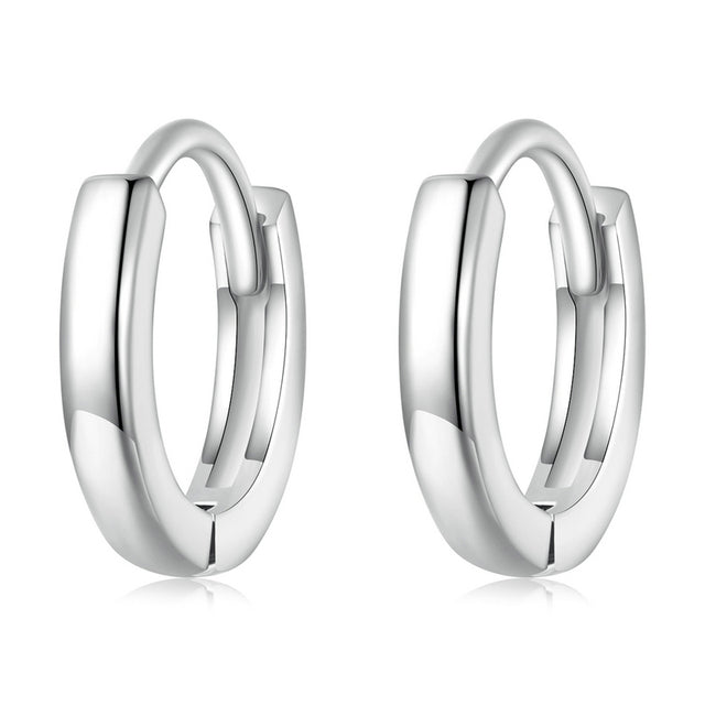 Boucles d'Oreilles Petit Créoles Lisses
