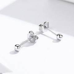 Boucles d'Oreilles Petites Sphères - Image 4