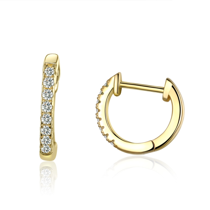 Boucles d'Oreilles Créoles Brillants