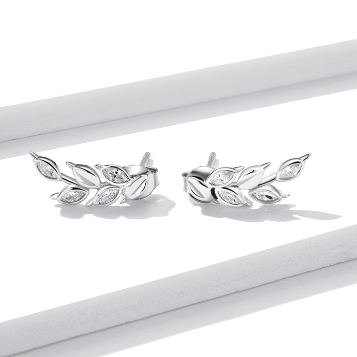 Boucles d'Oreilles Feuilles - Image 3