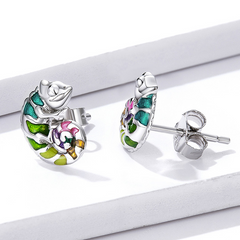 Boucles d'Oreilles Caméléon - Image 4