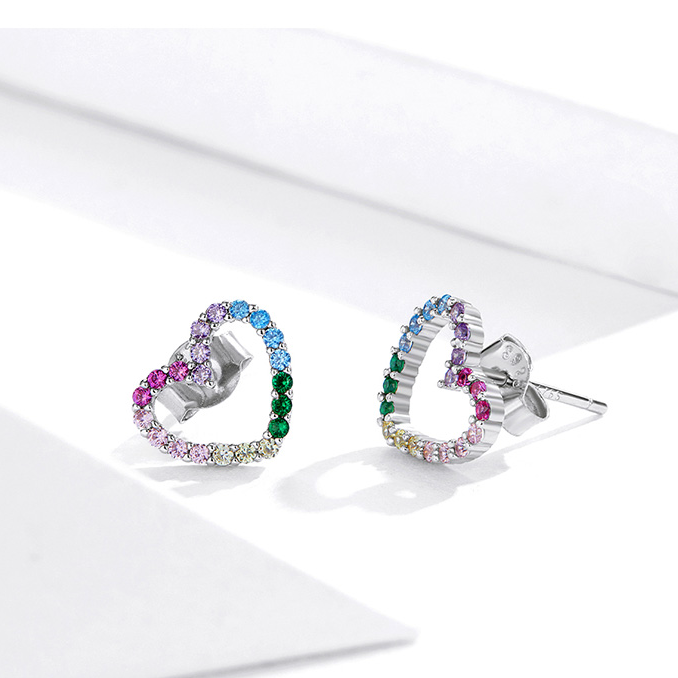 Boucles d'Oreilles Coeurs - Image 4