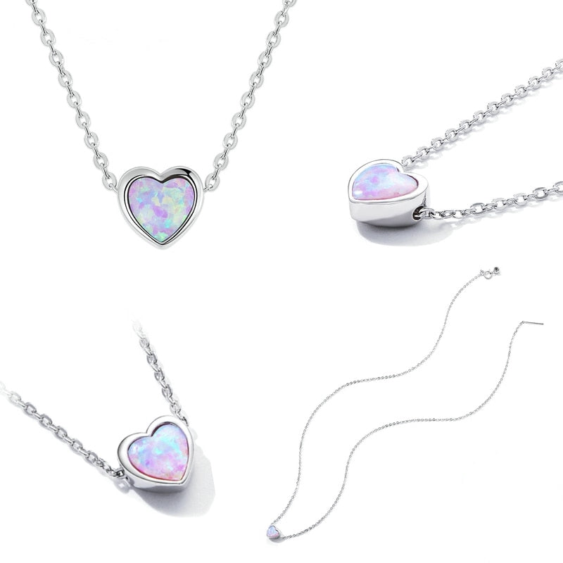 Collier Coeur d'Opale - Image 3